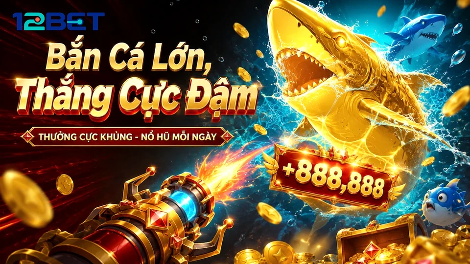 Giao diện guồng slot và biểu tượng rương thưởng trên 12BET